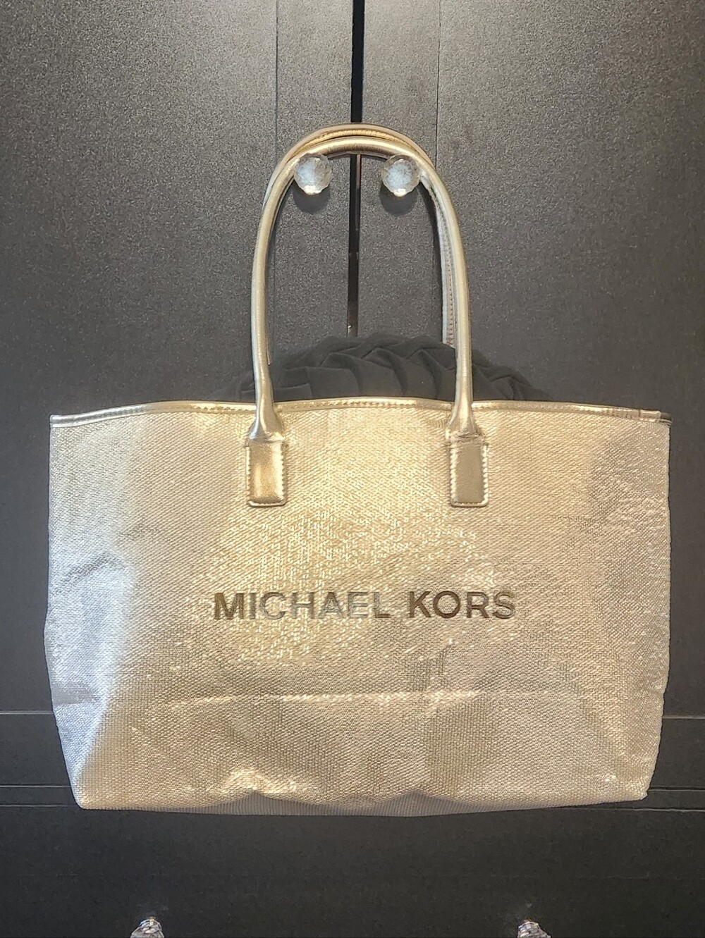 Michael Kors Gold Shimmery Tote. NWOT